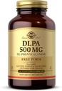 Solgar DLPA 500 mg - 100 κάψουλες λαχανικών - Δωρεάν μορφή DL-Φαινυλαλανίνη - Μη ΓΤΟ, Vegan, Χωρίς γλουτένη, Χωρίς γαλακτοκομικά, Kosher - 100 Σερβιέτες
