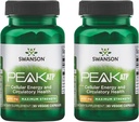 Swanson Maksimum Güçlü Peak ATP-Doğal Supplement Hücreleri Enerji Desteği Destek Desteği Fiziksel Performansı Geliştirmek ve Sağlıklı Kan Akış Desteklerini Teşvik Etmek (30 Veggie Capsules, 400 mg Her) 2 Pack