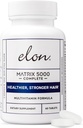 Elon Matrix 5000 Çokvitamin - Cilt, Saç ve Çiçek Büyüme Vitaminleri - Kadınlar ve Erkekler için Sağlıklı Saç Büyüme Vitaminleri - 5000Mcg Biotin Supplement (60 Day Supply)