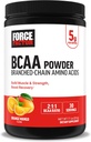 Kuvvet Faktörü BCAA Amino Asits Supplement 2:1, Lezzetli ve BCAA Tozunu Kas Kurtarma ve Performansı Desteklemek, Yapay Renkler veya Flavors, Orange Mango, 30 Hizmetler