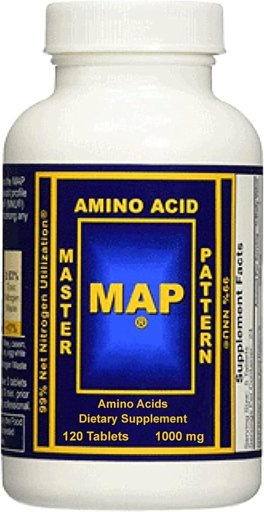 INRC Master Amino Acid Μοτίβο Χάρτης Μυϊκό Κτίριο Δισκία, 360 Count