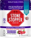 Moonstone Stone Stopper Drink Mix, Cranberry Raspberry, Kidney Stone Prevention, Oxalate Protector, Αναπτύχθηκε από ουρολόγους για τη βελτίωση της ενυδάτωσης και την υποστήριξη της υγείας των νεφρών, 30 ημέρες προσφοράς