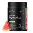 Caffeine Free Pre Workout Toz withtine, Watermelon Flavor, Supports Strength, Endurance, & Recovery, BCAAs, Beta Alanine, L-Citrulline, No Yapay Malzemeler, 20 Hizmet