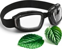 3D Dry Eye Relief Γυαλιά με Moisture Pads και Άνετο Μαλακό Μαξιλάρι – Ενυδατική Σιλικόνη Dry Eye Μάσκα με Ενυδατικό Σχεδιασμός Δωματίου, Universal Fit for Day and Night Use (Διαφανής)