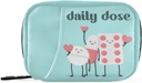 Naanle Cute Pill Box 7 Day Case Bag Travel Organizer with Zipper Portable Weekly Compact Size for Vitamin Supplement Holder Daily_blue 4.6 x 3.14 x 1.88 Inch, 1 Count