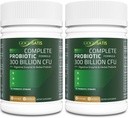 Kadınlar ve Erkekler için probiyotikler, 300 Milyar CFU 11 Strains, Acidofilius Probiyotik Supplement ile Organik Herbal & Digestive Enzymes Raf Digestion & Immune Support 120 Count