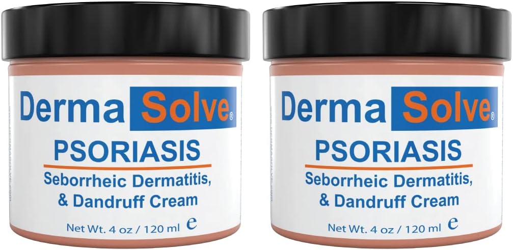Ekstra Kuvvetli Psoriasis Cream (2 Pack) - Seborrheic Dermatitis & Dandruff Lotion - Advanced Moisturing Relief Formulated Skin and prevent Future Flares - 4.0 oz ea.