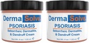 Ekstra Kuvvetli Psoriasis Cream (2 Pack) - Seborrheic Dermatitis & Dandruff Lotion - Advanced Moisturing Relief Formulated Skin and prevent Future Flares - 4.0 oz ea.