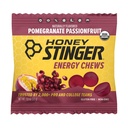 Honey Stinger Organic Pomegranate Passionfruit Energy Chew, Gluten Free & Caffeine Free, for Exercise, Running and Performance, Sports Nutrition for Home & Gym, Pre and Mid Workout, 12 Pack