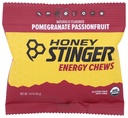 Honey Stinger Organik Enerji Chews, Pomegranate Passionfurt, 1.8 Ounce