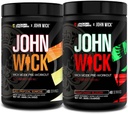 Jacked Factory X John Wick - Wick Mode Pre Workout Toz - Intense Energy, Battle-Ready Focus, Unstoppable Commitment ve Sheer Will - Last Tropikal Sunrise & Osaka Cherry Crash (80 Hizmet)