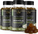 Soursop Leaves & Soursop Fruit Gummies - 3000 mg Soursop Ekstraksiyon - 3 Pack Graviola Supplement - Soursop Fruit and Leaf - 60ct - Sugar-Free - Gluten Free – Non-GMO – Vegan Dostu Dostu Dostum