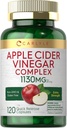Carlyle Apple Cider Vinegar Complex Capsules | 120 Pills | Cayenne ve Ginger | Non-GMO & Gluten Free Supplement Supplement Supplement