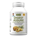 ANDREW LESSMAN Digest Assure 180 κάψουλες - Πλήρης ανάμειξη ισχυρών φυσικών ενζύμων για την υποστήριξη και την ενίσχυση της πυγμής υγεία, χορτοφαγικά-ξεφωνικά ένζυμα, μικρές εύκολο να καταπιούν κάψουλες