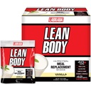 Labrada Lean Body MRP All-In-One Vanilla Mealchange Shake, 40g protein, Whey Mix, 8g Health Fats EFA's & Fiber, 22 Vitamins ve Mineraller , yapay renk, Gluten Free,42 Packets)
