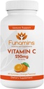 C Gummies, hizmet başına 250 mg, 60 Kont, Vegan, Antioksint, Immune Support, Muscle, Commons; Çocuklar ve Yetişkinler için; Orange Flavor