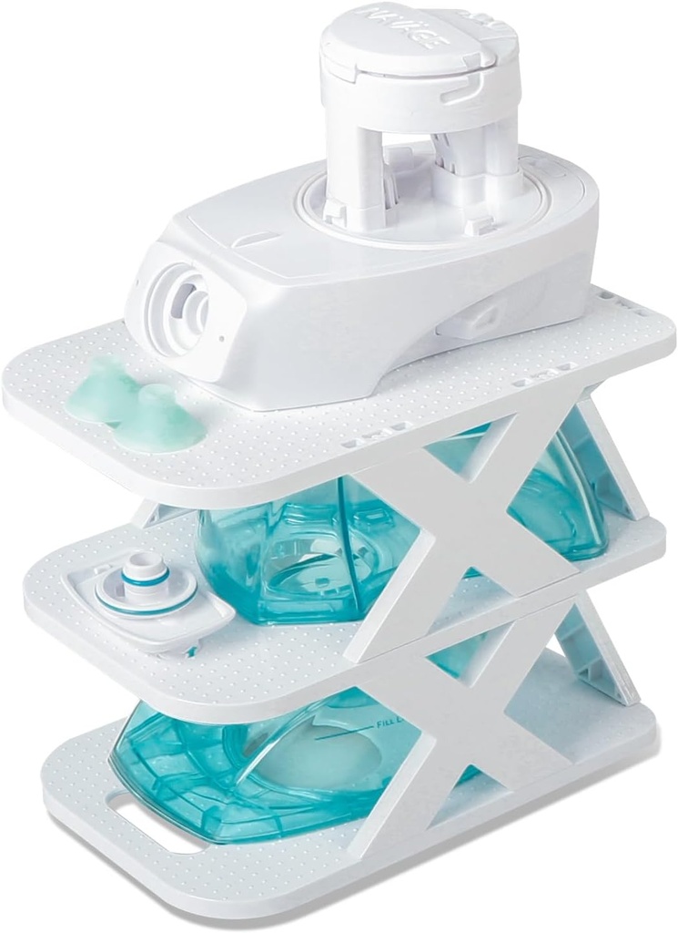 Countertop Caddy Compatible with Navage Nasal Irrigation System,Nose Pillows Cleaning Drying Caddy Kit Nasal Care System countertop Caddy, NOMAL, White