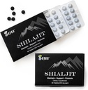 Sayan 100% Pure Shilajit δισκία, 24.000mg High-Potency συμπλήρωμα, πιο αποτελεσματικό από Resin & Capsles, 85+ Trace Minerals που προέρχονται από 10.000ft Lab-δοκιμή για καθαρότητα. 120 δισκία, 2-4 μήνες προσφοράς