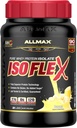 ALLMAX Nutrition ISOFLEX Whey Protein Isolate, Banana - 2 lb - 27 Grams of Protein Per Scoop - Zero Fat & Sugar - 99% Lactose Free - Gluten Free & Soy Free - Approximate 30 Servings