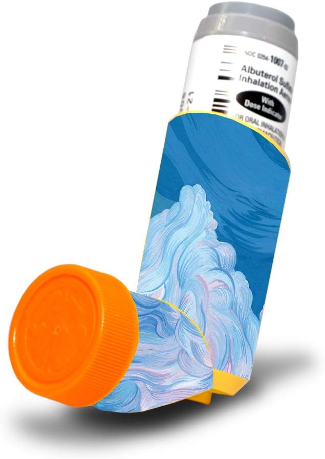 CanySkins Skin for Proventil HFA Asthma Inhaler - Drops | Koruyucu, Dayanıklı ve Benzersiz Dyson Decal Cover | Uygulamalı, Kaldırın ve Değişim Stilleri | ABD'de Yap