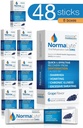 NormaLyte Αλάτι στοματικής ενυδάτωσης-48 Sticks Packs (Yields 500mL ανά συσκευασία)- Grapes