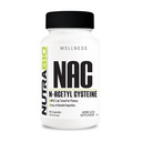 NutraBio N-Acetyl Cysteine Supplement (NAC) - 90 Capsules, 600 mg Her - Güçlü Anti-Oxidant - Immune Support - Boost Glutathione