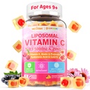 Liposomal Vitamin C 1000 mg + D3 5000IU + Çinko Gummies, Folate 80006 Chewable Supplement, Oldberry for Immune, Hyaluronic Acid, VE, Beauty, Energy & General Health, Sugar Free, Natural