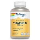 SOLARAY Vitamin C 500 mg, Two-Stage Timed Release - Antioksi ve Immune Support Supplement - C with Rose HIPS and Acerola, Vegan, Gluten Free, 60-Day Garanti, 250 Hizmet, 250 VegCaps