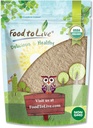 Food to Live Organic Ashwagandha Root Powder, 12 Ounces - Non-GMO, Finely Ground Indian Ginseng, Pure, Raw, Vegan. Easy to Mix. Adaptogenic Herb.