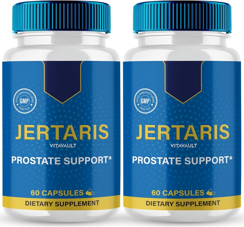 Jertaris Capsules, Jertaris Prostate Health Supplement Pills - Ekstra Kuvvet, Jertaris Supports Prostate Heath All Natural Formula, Jerta RIS Capsules, Jer Taris Yorumlar (2 Pack)