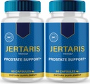 Jertaris Capsules, Jertaris Prostate Health Supplement Pills - Extra Strength, Jertaris Supports Prostate Heath All Natural Formula, Jerta RIS Capsules, Jer Taris Reviews (2 Pack)