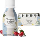 Sleep Aid Drink, Melatonin Free, Vegan, No-Sugar, Cherry Flavor (3.4 Fl Oz, 10 Paket)