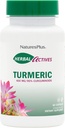 Natures Plus Herbal Actives Turmeric - 400 mg,% 95 Curcumin, 60 Vegan Capsules - Vegetarian, Gluten-Free - 60 Hizmet
