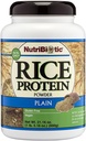 NutriBiotic – Plain Rice Protein, 1 Lb 5 oz (600g) - Low Carb, Keto-Friendly, Vegan, Raw protein Toz - Grown & Processed Without Chemical, GMOs veya Gluten - Easy to Digest & Nutrient-Rich