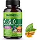 NATLO Whole Food CoQ10 Supplement, 60 Veg Capsules, Heart Health Assembly, Güçlü Antioksi, CoQ10 100 mg for Energy Production Production