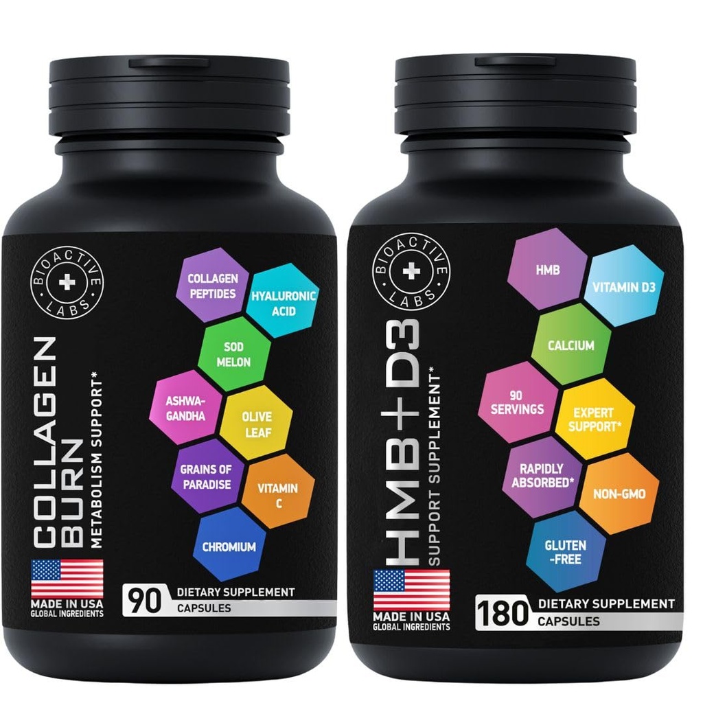 Termogenic Multi Collagen Burn ve HMB D3 Supplement - Fitness ve Kilo Verme