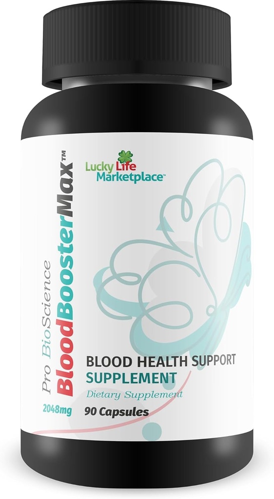 Kan ATM Max Pro Bio Science - Blood Health Support - Blood Health Supplements ile Dengeli Kan Sağlığı - Kan Akışı, Enerji ve Nutrient Absorpsiyon - Kalp Sağlığı Desteği