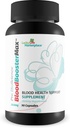 Blood Booster Max Pro Bio Science - Υποστήριξη για την υγεία του αίματος - Προώθηση της ισορροπημένης υγείας του αίματος με τα συμπληρώματα υγείας του αίματος - Βοήθεια για την ενίσχυση της ροής του αίματος, της ενέργειας, & Απορρόφηση θρεπτικών συστατικών - Υποστήριξη για την υγεία της καρδιάς