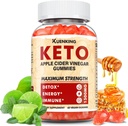 Keto ACV Gummies Gelişmiş Formula, Apple Cider Vinegar Gummies Pomegranate Beet Juice B12, 1500MG Vegan Non GMO 56 Gummys