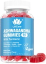 Ashwagandha Gummies, 2000 mg Organik Ashwa Root Extract Supplement for Women & Men - 60 Kont - Ashwagandha Combs Kombinasyon Supplements
