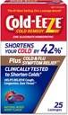 Cold-Eeze Plus Natural Karma Berry Cold & Flu Çinko Lozenges, Multi-Symptom Relief, Homeopathic Cold Remedy, Common Cold, Sambucus Nigra to Relieve Cold & Flu Belirtileri, 25 Ctt