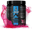 EFlow Nutrition Enrage Black High Simulant Pre Workout Supplement - Preworkout Powder to Boost Energy, Pumps and Strength - 4 Γεύσεις (30 Σερβιέτες) (Sour Black Cherry)