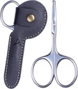 3.75" Nose Hair Scissors, Round Tip Küçük Yüz Erkeklerin Kazıcısı için Ağrılı Scissors