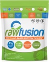 Rawfüzyon Vegan Protein Toz, Vanilla Bean – 30 Hizmet, 21g Plant-Based Protein, Low Net Carbs, Non-Dairy, Gluten-Free, Soy-Free, Kosher, Non-GMO, 2.06lbs