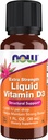 NOW Foods Supplements, Liquid Vitamin D-3, Extra Strength, Structural Support*, 1-Ounce