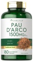 Carlyle PAU D'Arco Capsules | 1500 mg | 180 Count | Non-GMO, Gluten Free | Herbal Supplement