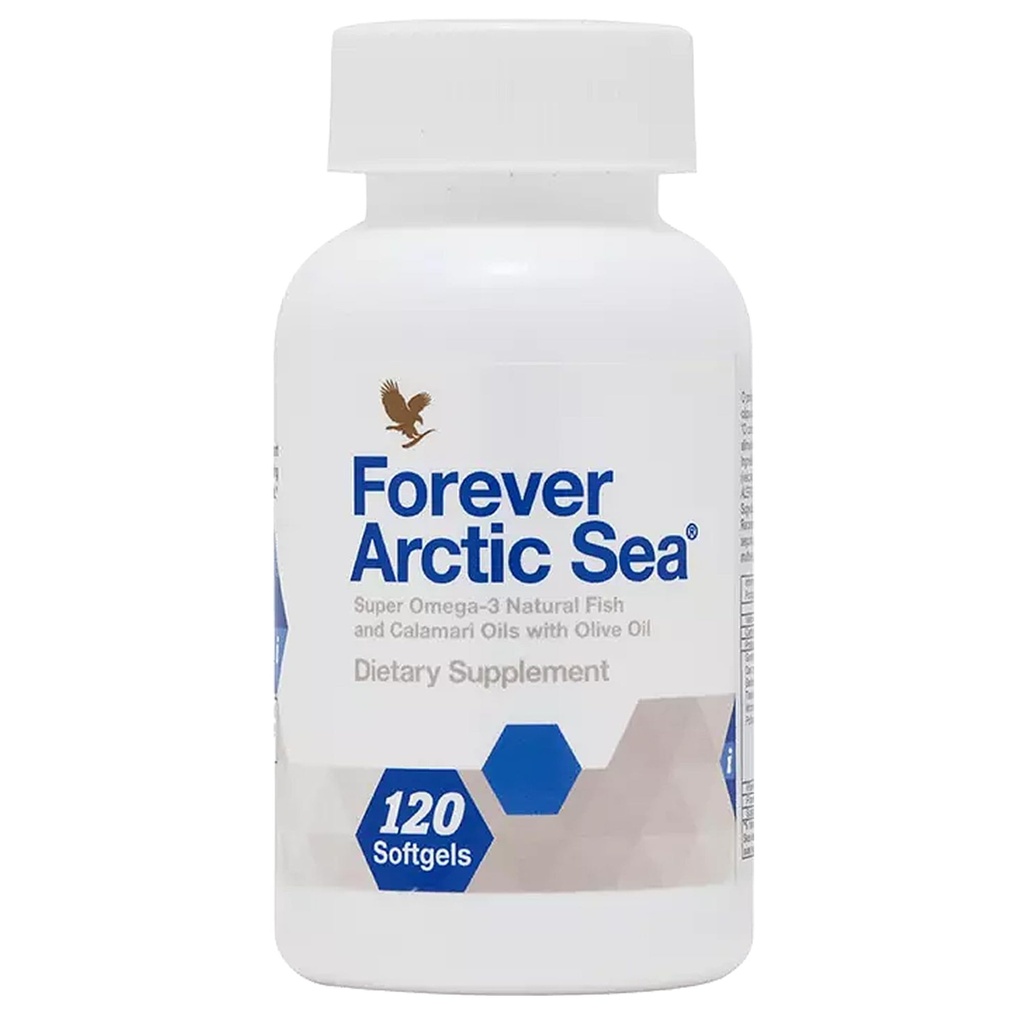 Sonsuz Yaşam - Arctic Sea Omega-3 - Tamam, EPA ve DHA Fatty Asit, Supports Heart, Brain, and Eye Health, Gluten-Free, 120 Softgels