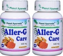Planet Ayurveda Aller-G Care, 500 mg Veg Capsules - 2 Şişes
