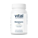 Vital Nutrients Melatonin 10mg | Vegan | Vücut Doğal Uyku Döngüsünü Desteklemek için Uyku Tamamı* | Gluten, Süt, Soy Free | 60 Capsules