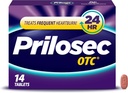 Prilosec OTC, Omeprazole Gecikmiş 20 mg, Asit Tespiti, 24 Saat Yardımı için Frequent Heartburn, All Night*, Heartburn Tıp, 20mg, 14 Tablet